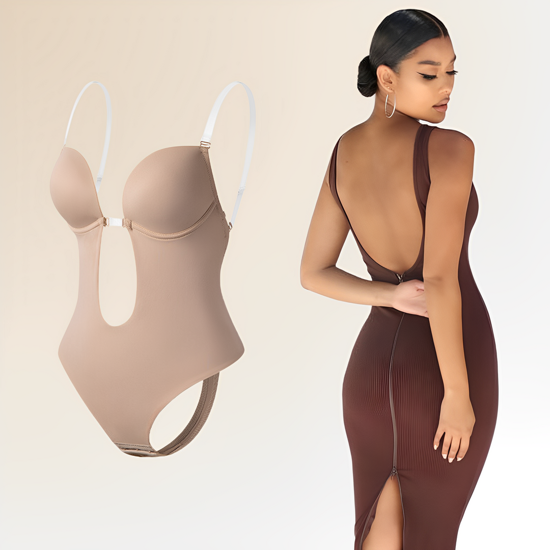 Heidi-Mode | Rückenfreies Bodysuit-Bh für Frauen Risa