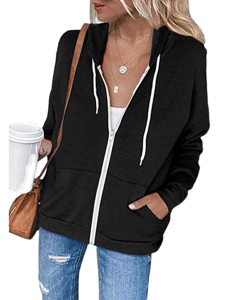 Heidi-Mode - Damen Zipped Hoodie