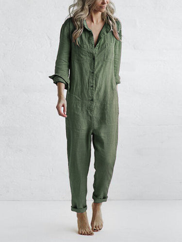 groene jumpsuit