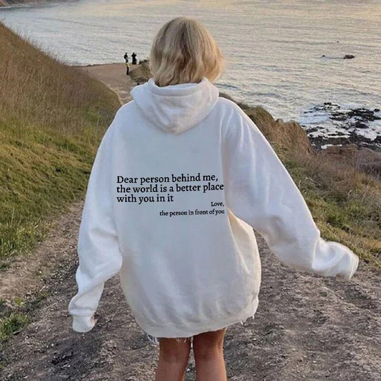 Heidi-Mode | Damen Dear Person Behind Me Hoodie