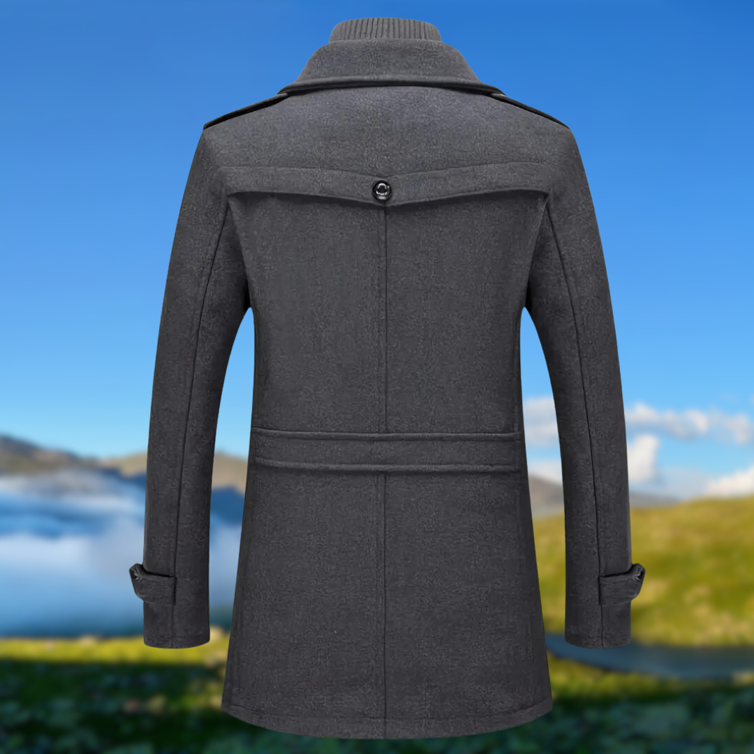 Jacke mit doppeltem Kragen