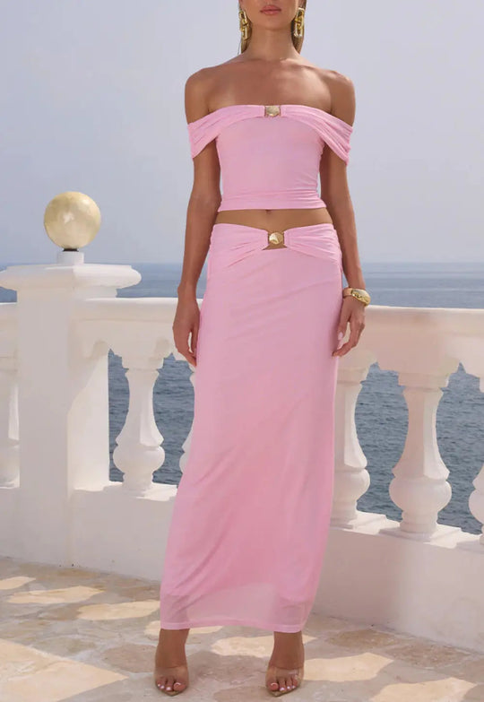 Heidi-Mode | Elegante Sommer Maxi Rock Set