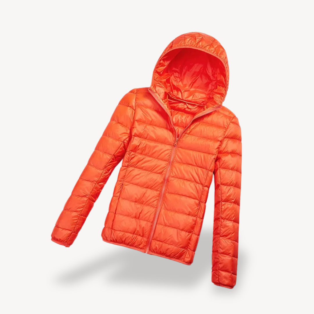 Heidi-Mode | Ultraleichte Kapuzen-Pufferjacke Damen