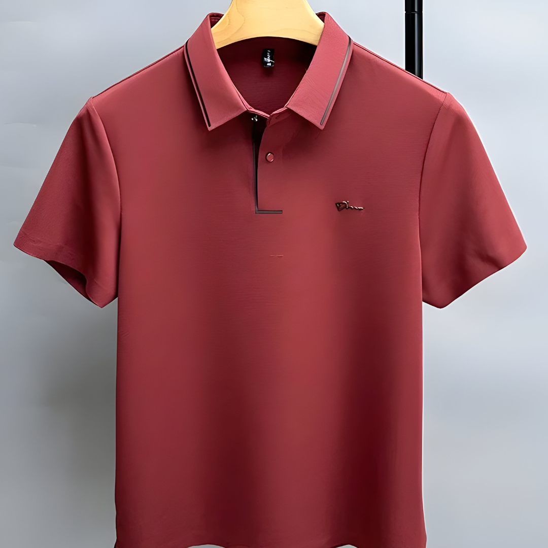 LUXURIÖSES KURZARM-POLOSHIRT 1+1 GRATIS