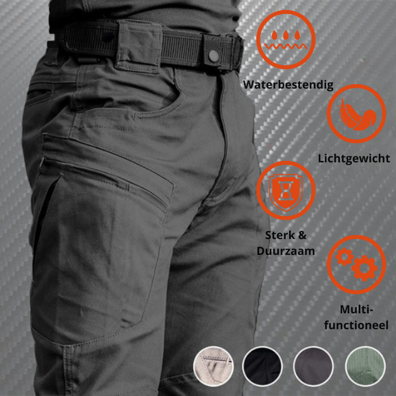 Heidi-Mode | Funktionale und Stilvolle Herren Cargo Hose mit Praktischen Klappen Taschen