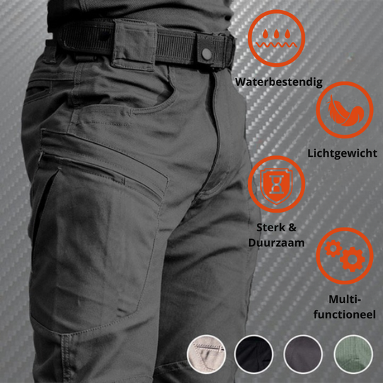 Heidi-Mode | Funktionale und Stilvolle Herren Cargo Hose mit Praktischen Klappen Taschen