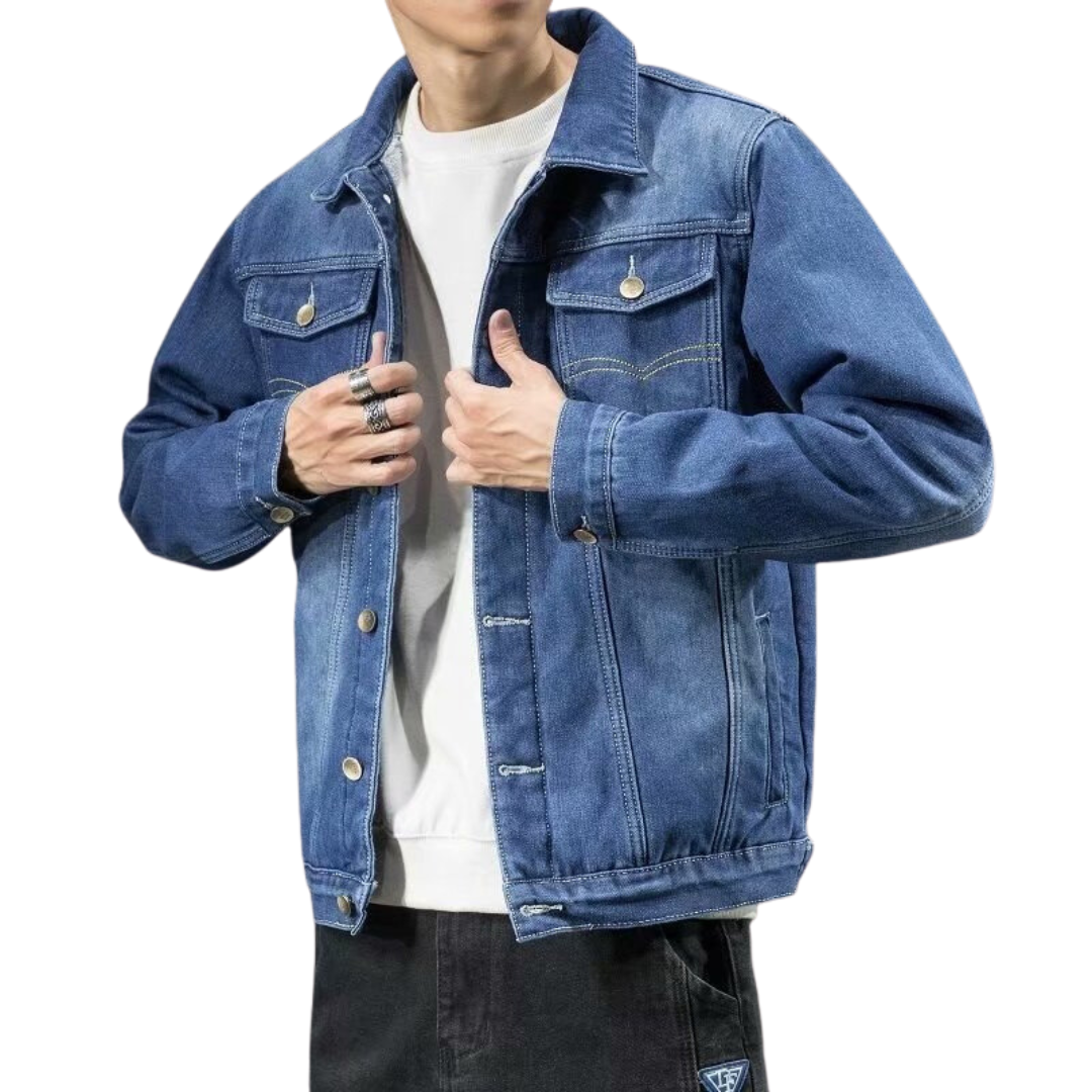 Winter Herren Denim Jacke