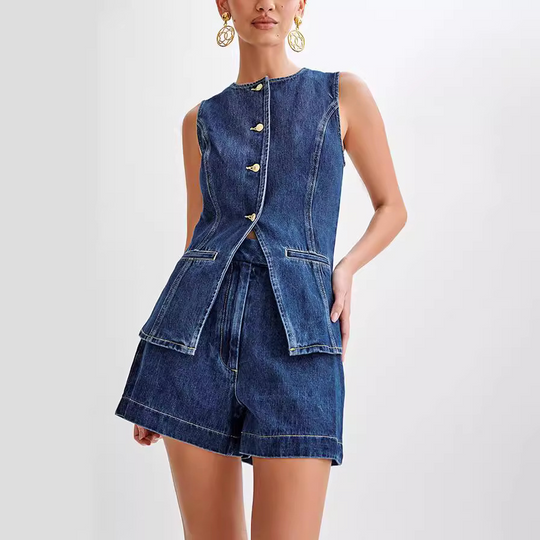 Heidi-Mode | Lässiges Damen Denim Set