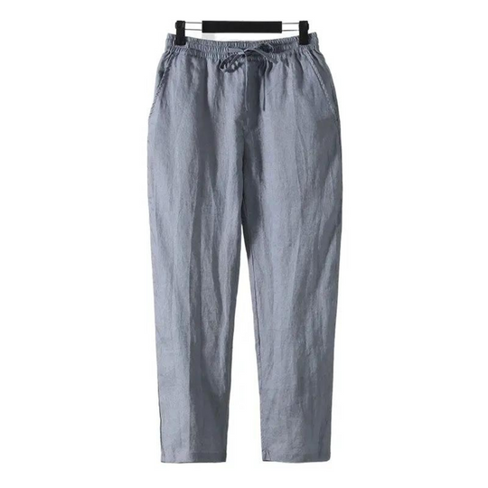 Heidi-Mode Leinen Pantalon (gerade Passform)