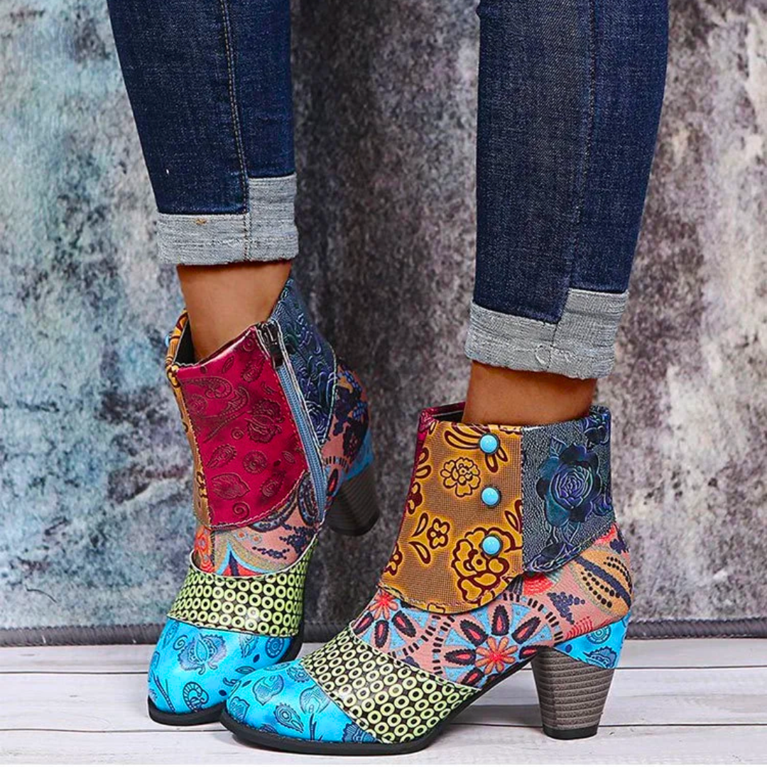 Heidi-Mode | Weinlese Wasserdichte Stiefel