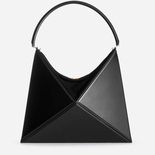 Heidi-Mode Hobo Mutige Geometrische Schultertasche mit rundem Griff