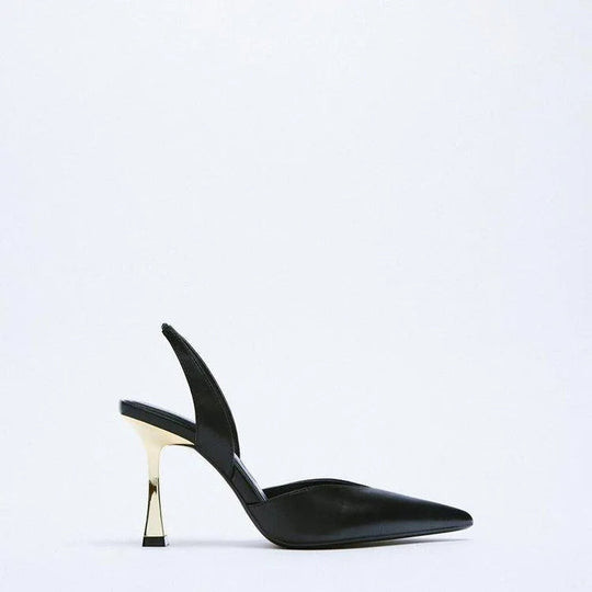 Heidi-Mode | Neue Spitzen Nude High Heels für Frauen