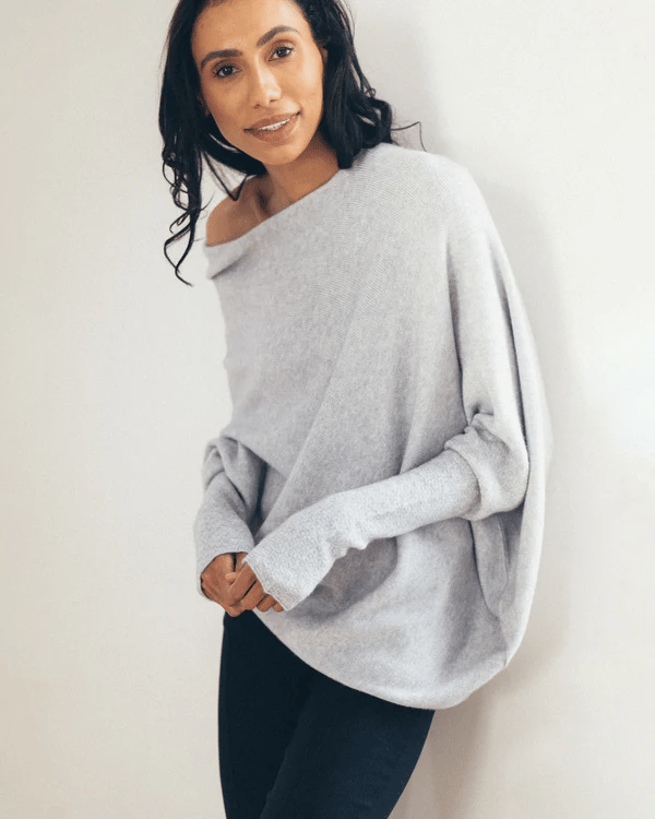 Heidi-Mode | Elegante Off-Shoulder Pullover Damen