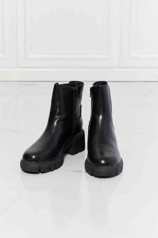 Heidi-Mode | Mmshoes Was Es Braucht Lug-Sohle Chelsea-Stiefel In Schwarz