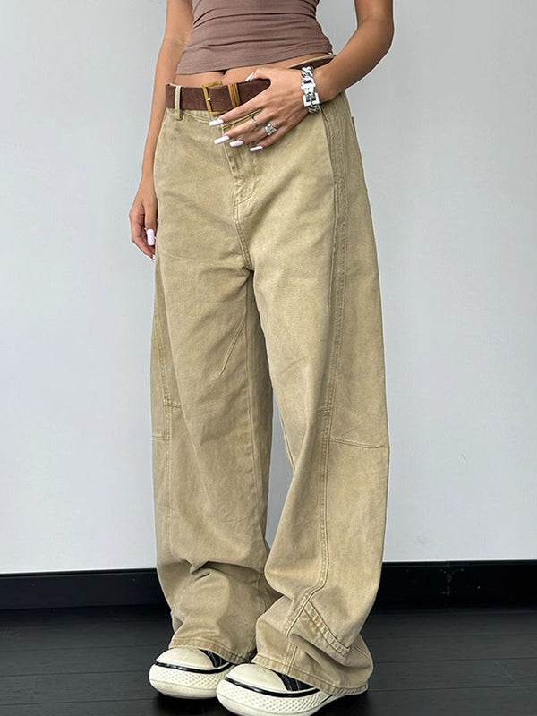 Heidi-Mode | Weinlese Designer Machete Weite Bein Boyfriend Jeans