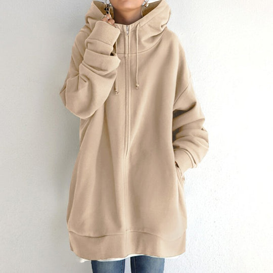 Heidi-Mode | Bequemer Oversize-Winterhoodie Cassandra