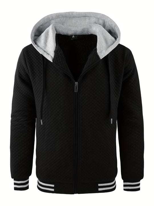 Heidi-Mode Warme Fleece-Hoodie-Jacke für Herren