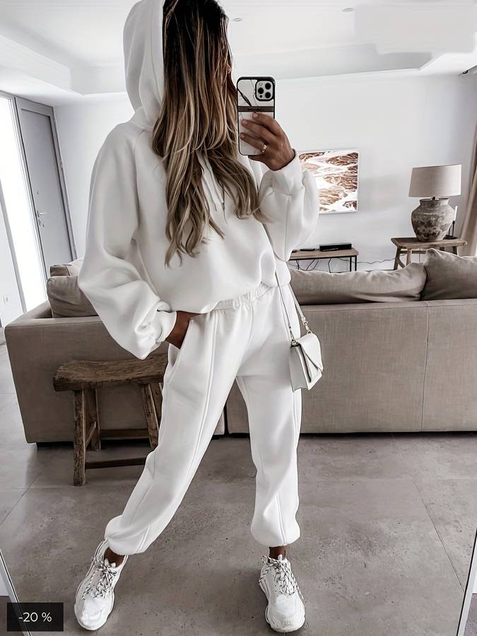 Heidi-Mode - Trendy Oversized Hoodie & Jogginghose Set für Frauen