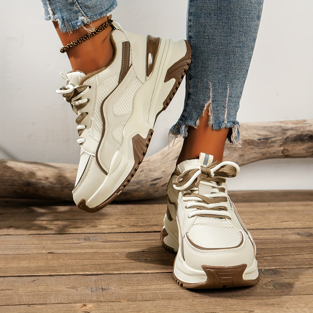 Heidi-Mode | Damen Sneaker mit Hoher Sohle Stilvoller Komfort