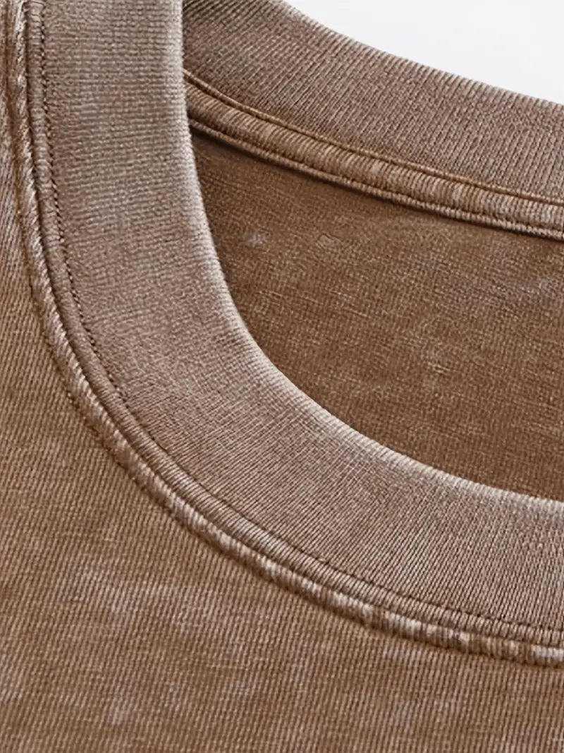 Heidi-Mode | Baumwoll-T-Shirt mit Rundhalsausschnitt