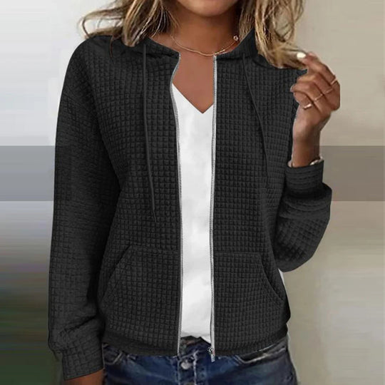 Heidi-Mode | Sweatshirt mit Kapuze und Reißverschluss für Damen