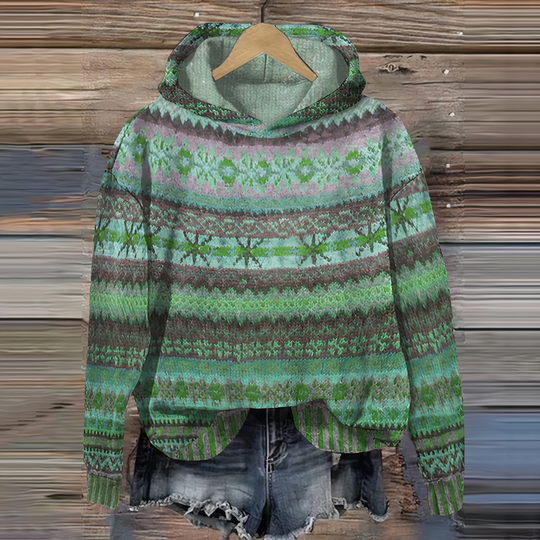 HeidiMode - Vintage-Kapuzenpullover