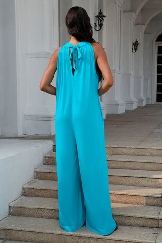 Heidi-Mode | Double Take Vollgröße Rückband Cutout Ärmelloses Jumpsuit