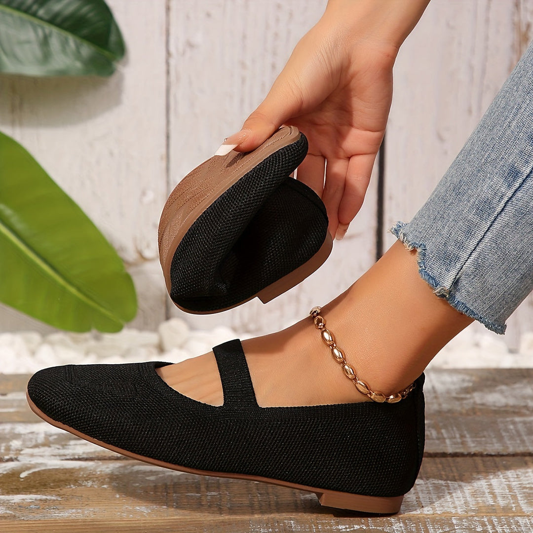 Heidi-Mode | Einfarbige Ballerinas mit Schnürbarem Rücken
