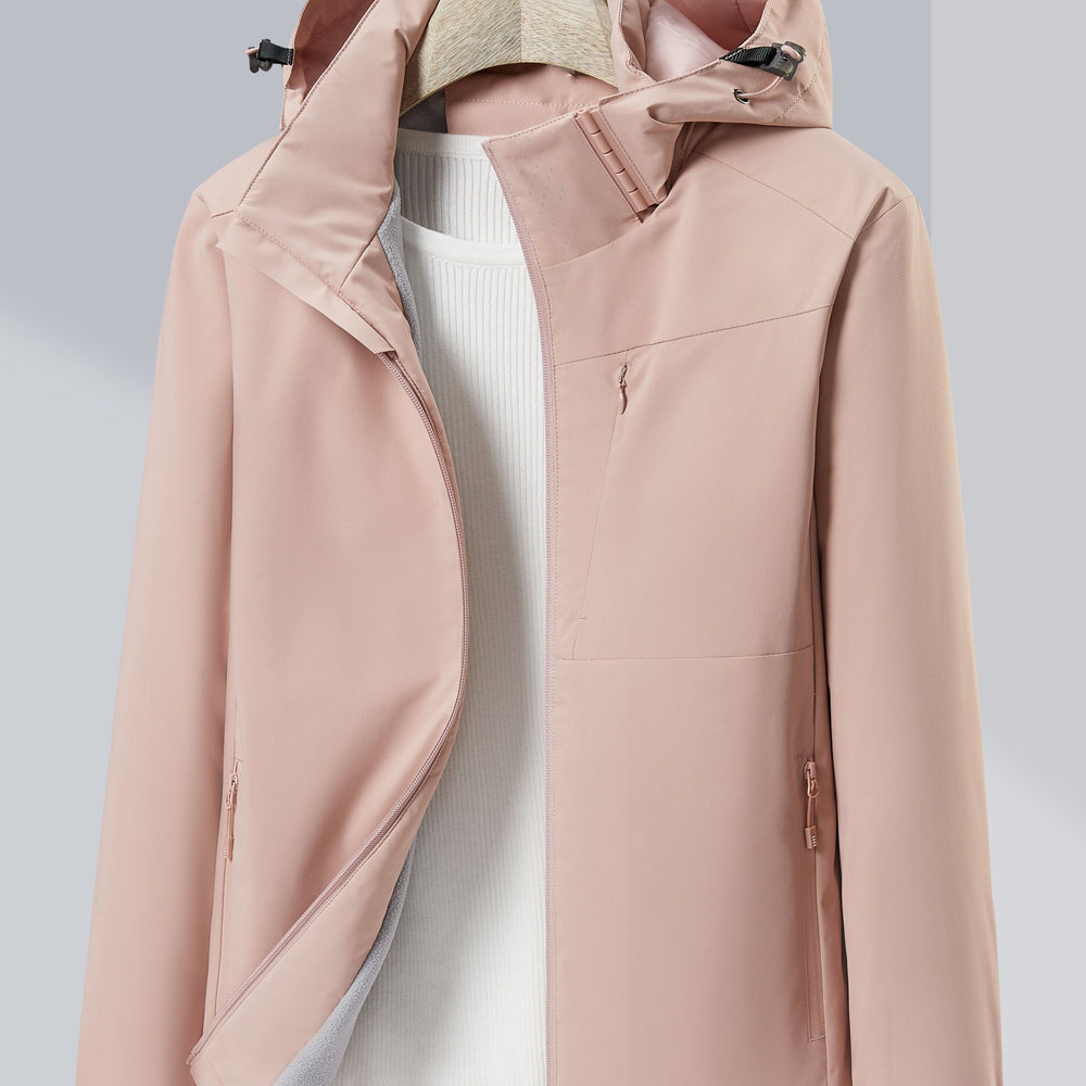 Heidi-Mode | Veste D'Extérieur Imperméable Et Coupe-Vent Avec Doublure Et Capuche En Polaire