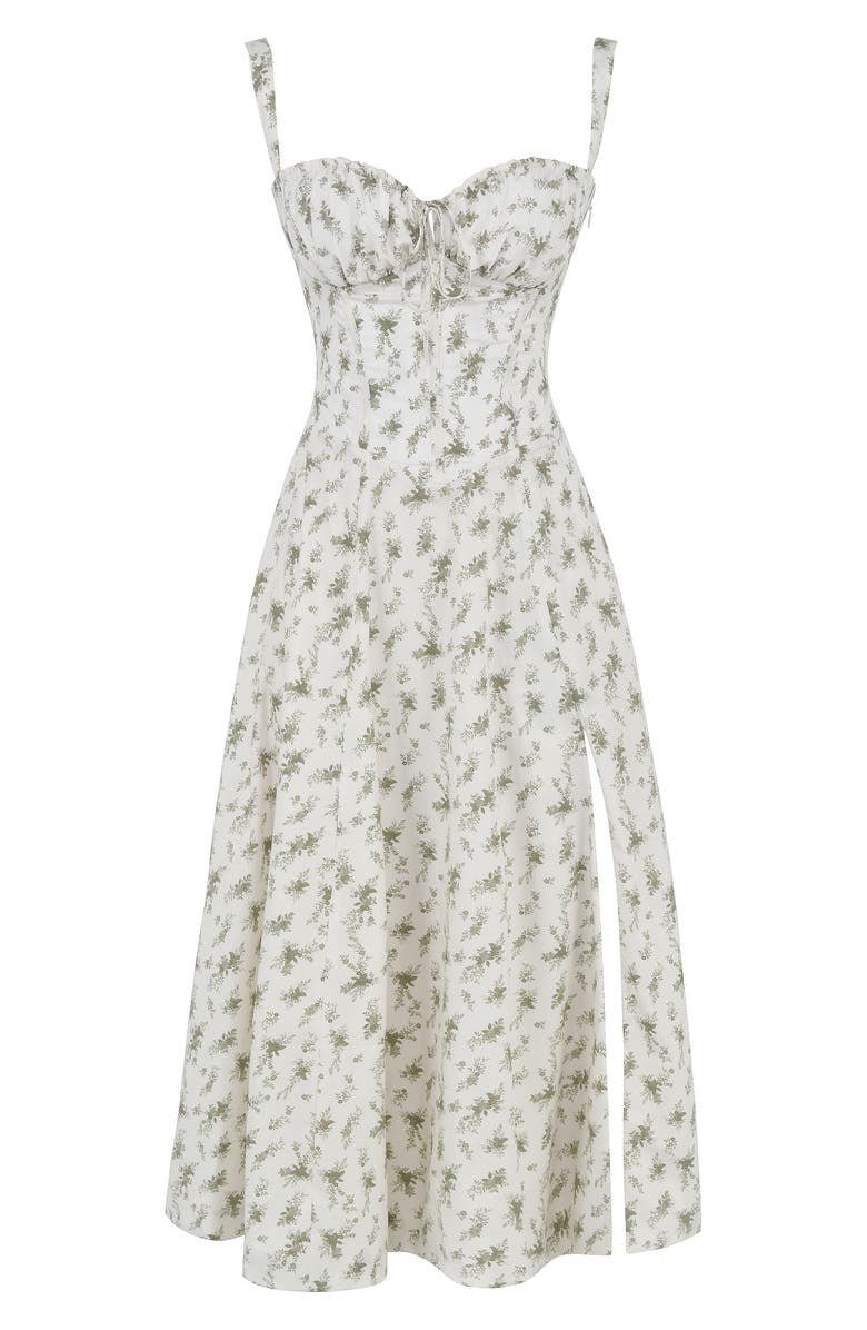 Heidi-Mode | Blumen Kleid mit Korsett