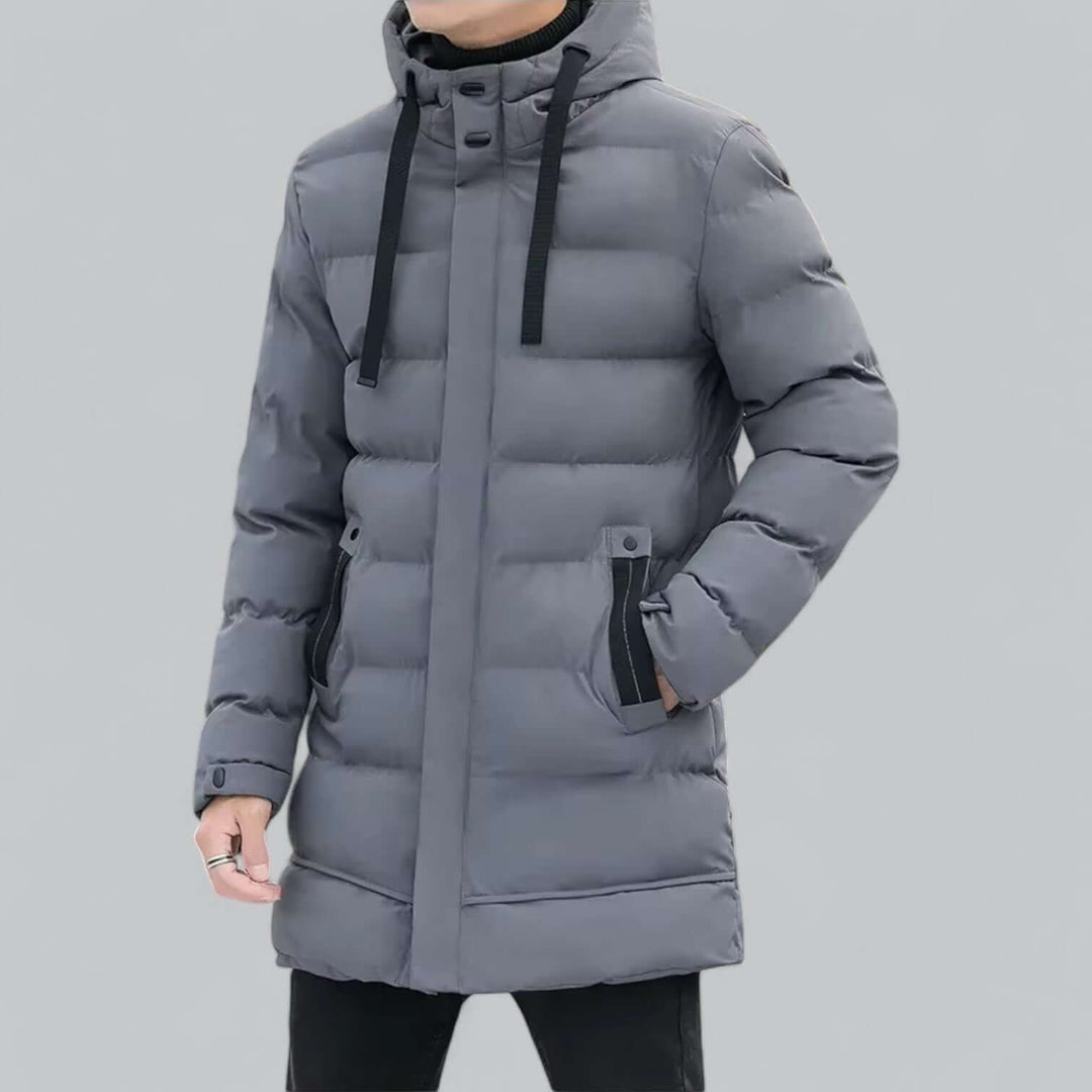 Heidi-Mode | Lang geschnittene gepolsterte Winter Parka Jacke