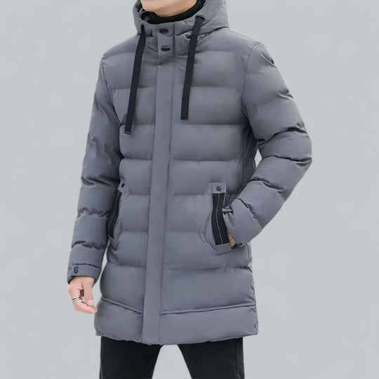 Heidi-Mode | Lang geschnittene gepolsterte Winter Parka Jacke
