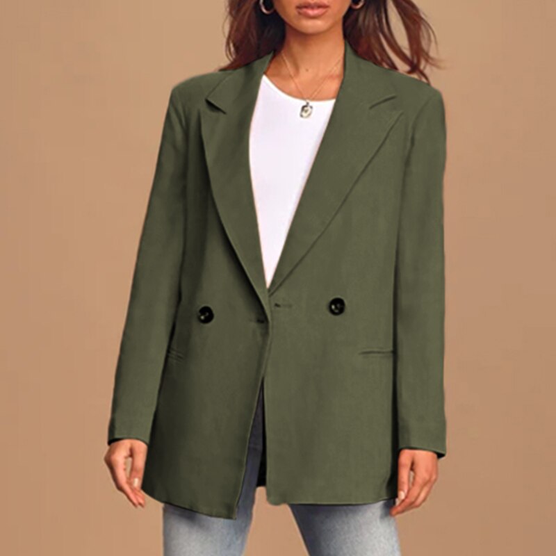 Heidi – Designer-Oversize-Blazer mit Knöpfen