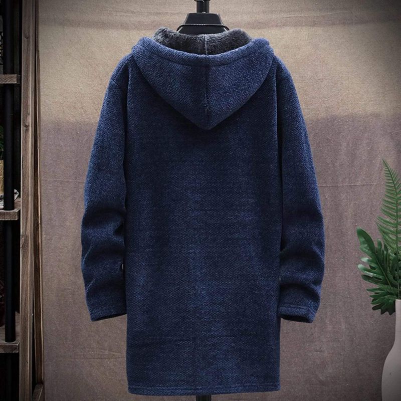 Stylischer, warmer und lässiger Kapuzenpullover mit Seitentaschen