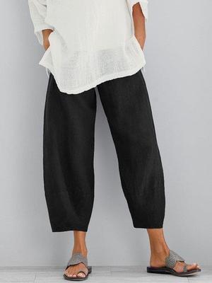 Heidi-Mode | Einfache, Lockere Damen 3/4 Hosen für Den Sommer