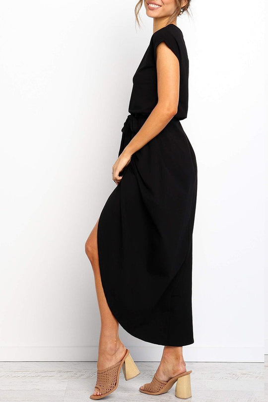 Heidi-Mode | Weiches Midikleid mit Schlitz Izora