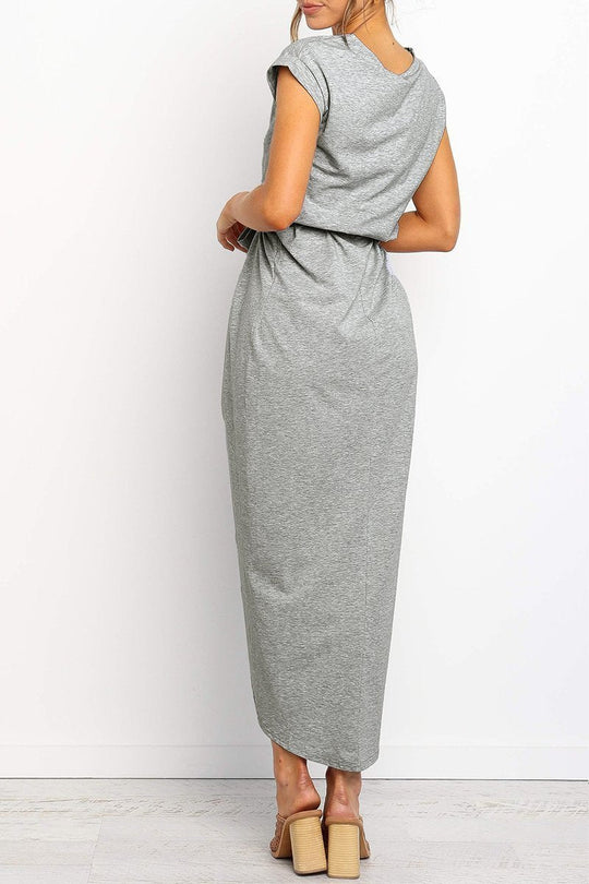 Heidi-Mode | Weiches Midikleid mit Schlitz Izora