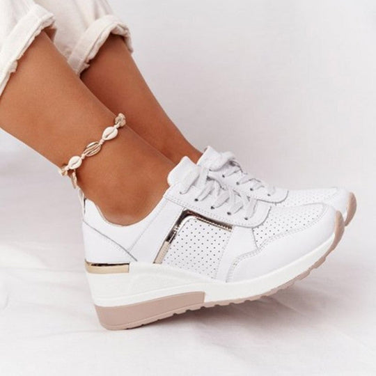 Heidi-Mode | Damenschuhe Manuela Trendy Atmungsaktive Lederschuhe