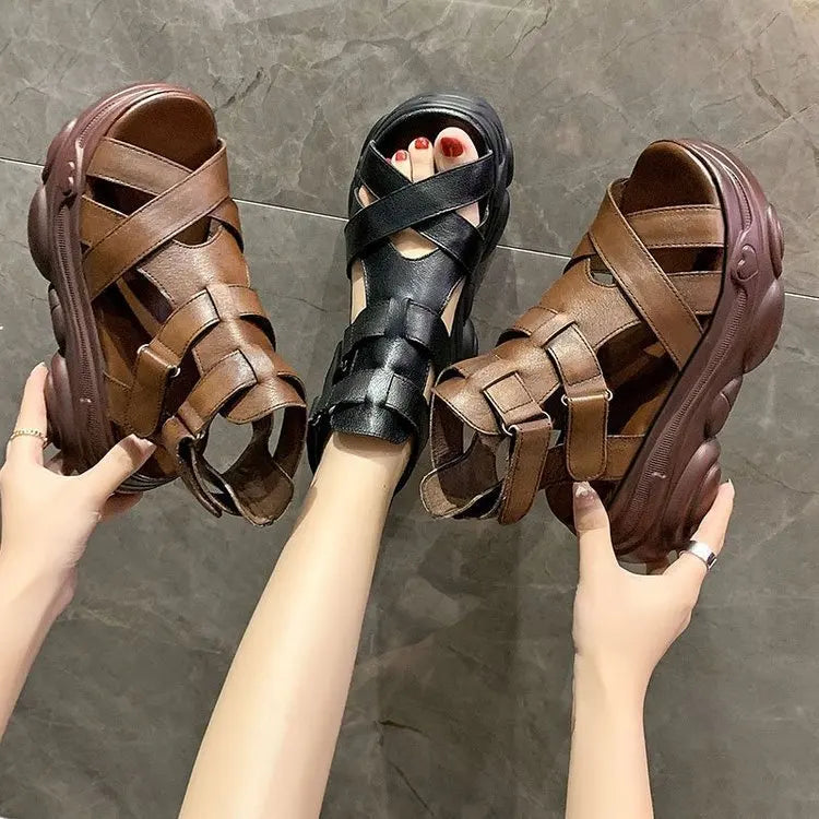 Heidi Criscross-Sandalen