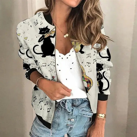Heidi-Mode | Trendy Jacke mit Spritzern für Damen