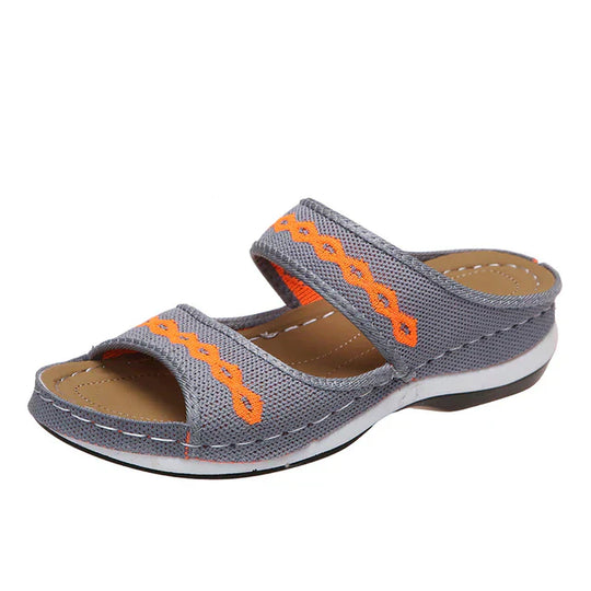Heidi-Mode | Sandalen aus Leder, Die Das Fußgewölbe Unterstützen