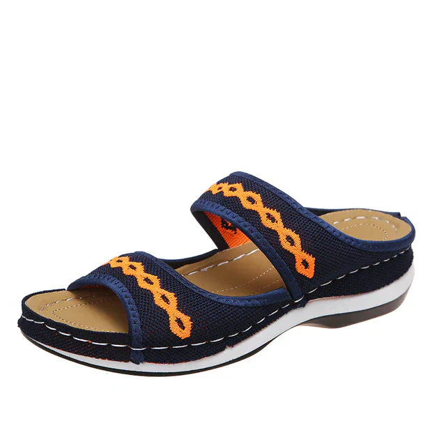 Heidi-Mode | Sandalen aus Leder, Die Das Fußgewölbe Unterstützen