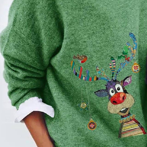 Elegante Weihnachtsstrickjacke