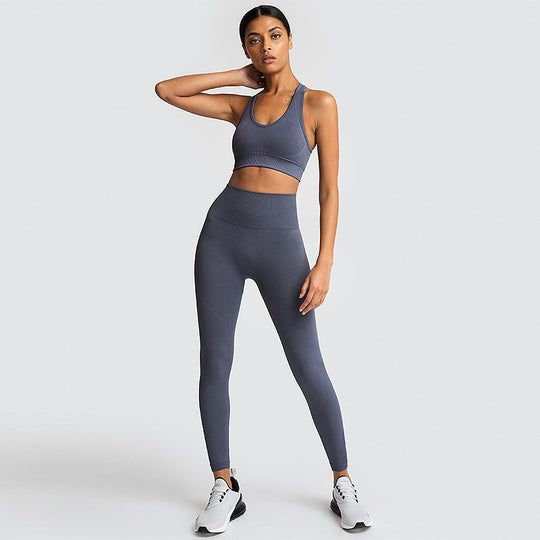 Heidi-Mode | Nahtloses Sportset aus Nylon für Damen