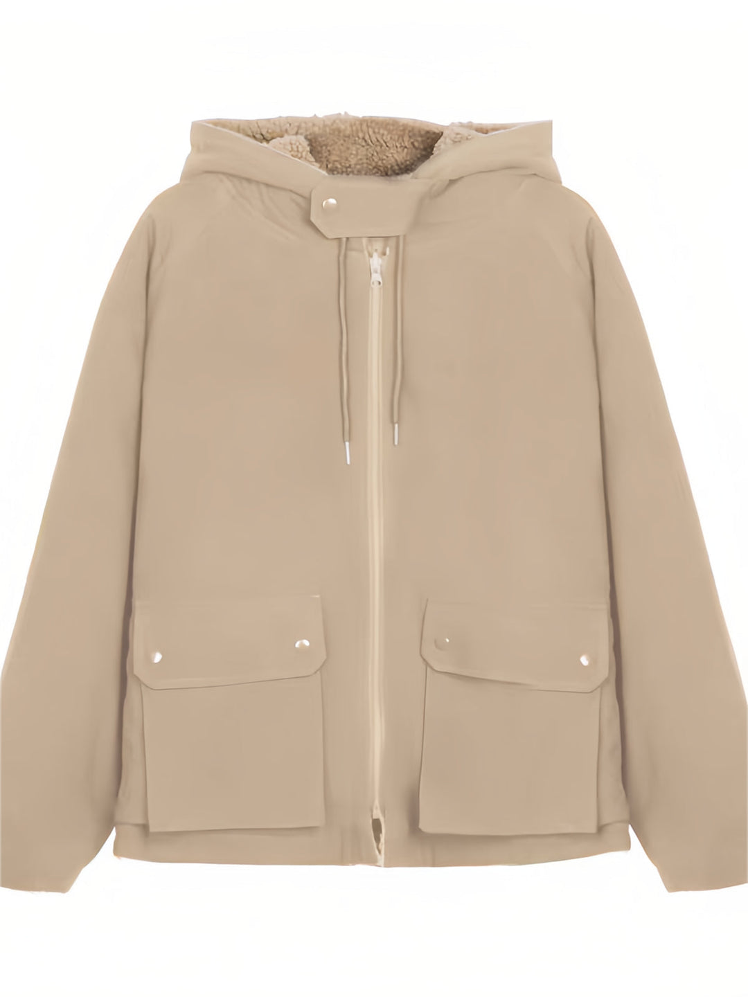 Heidi-Mode | Wendbare Fleece-Parka Gemütlicher Winterstil Fleece-Wendejacke Für Kalte Tage
