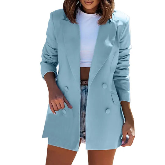 schmal geschnittener Cardigan-Blazer