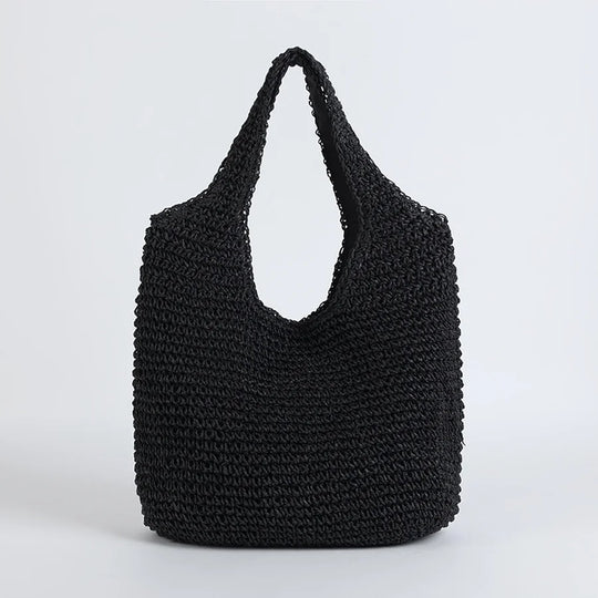 Heidi-Mode | Marlene Elegante Stroh-Strandtasche