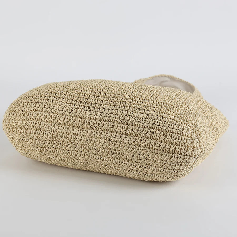 Heidi-Mode | Marlene Elegante Stroh-Strandtasche