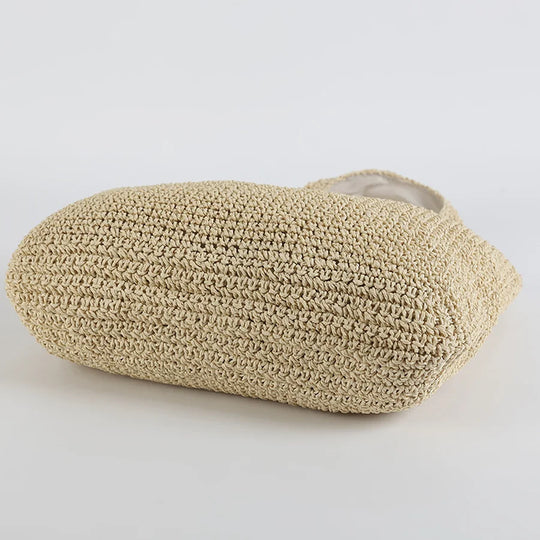 Heidi-Mode | Marlene Elegante Stroh-Strandtasche