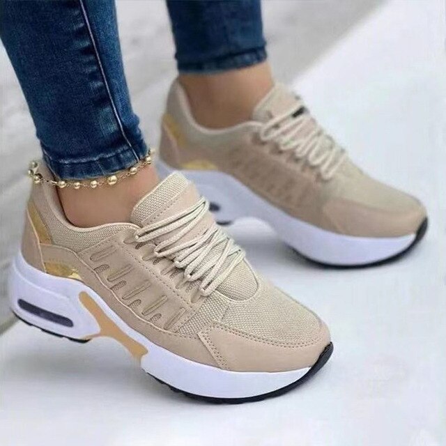 Heidi-Mode | Damen Sneaker mit Ergonomischer Ferse